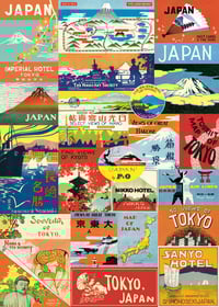 Image 1 of Cavallini & Co. Japan Poster