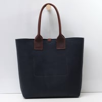Image 3 of Large Tote in navy