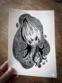 Image 2 of Sérigraphie "¨Petits poulpes"