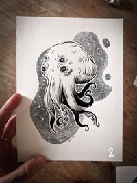 Image 3 of Sérigraphie "¨Petits poulpes"