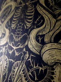 Image 3 of Sérigraphie "Squelettes et serpents"