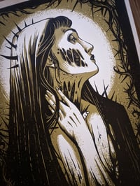 Image 1 of Sérigraphie "Reine de pique"