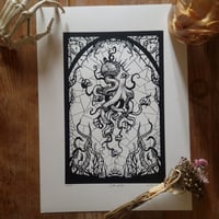 Image 1 of Sérigraphie "Sacré poulpe"