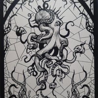 Image 2 of Sérigraphie "Sacré poulpe"