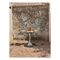 Image 1 of Table ronde, pied tulipe vintage