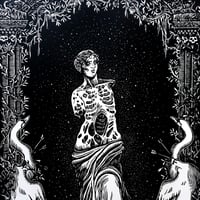 Image 2 of Linogravure "La Vénus décharnée"