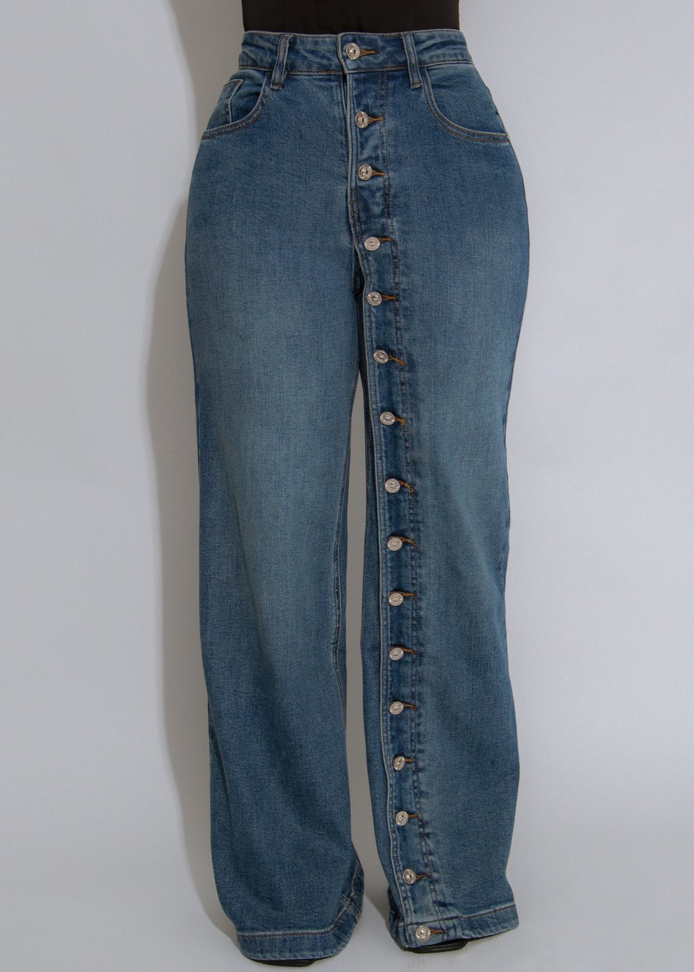Image of JANET BUTTON DOWN JEANS 