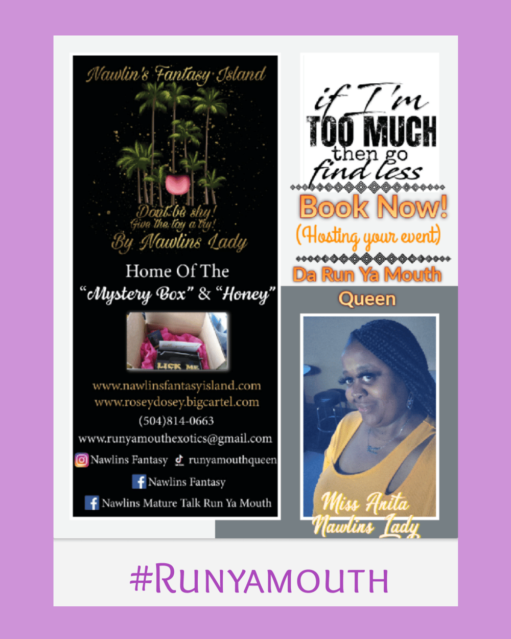 Book a party with me 