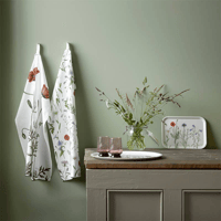 Image 2 of Danish Wildflower 100% Cotton Tea Towel
