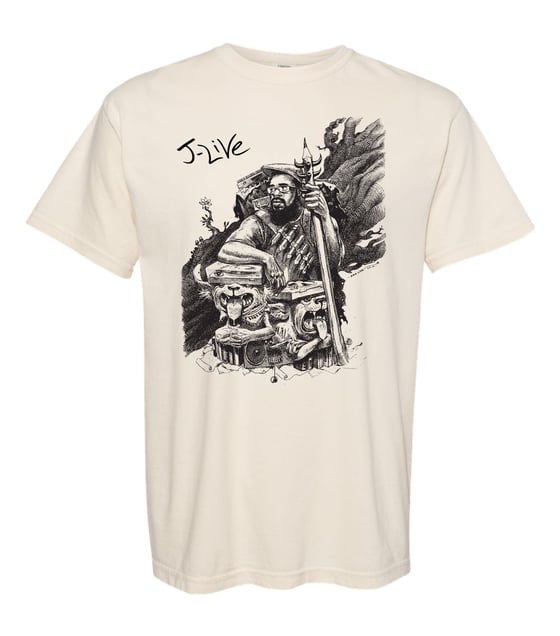 Image of J-Live Dan Lish T-Shirt (Cream)