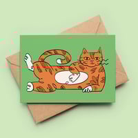 Ginger Cat Card