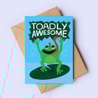 Toadly Awesome Jump Card