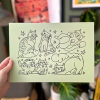 Image 1 of Cute Cats Print