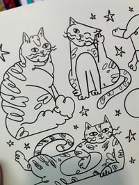 Image 2 of Cute Cats Print
