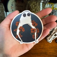 Fresno Nightcrawler Cryptid State Flower Sticker