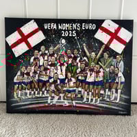 Limited Edition England Euro 2025 print 