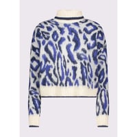 JERSEY CUELLO VUELTO MANCHAS AZULES