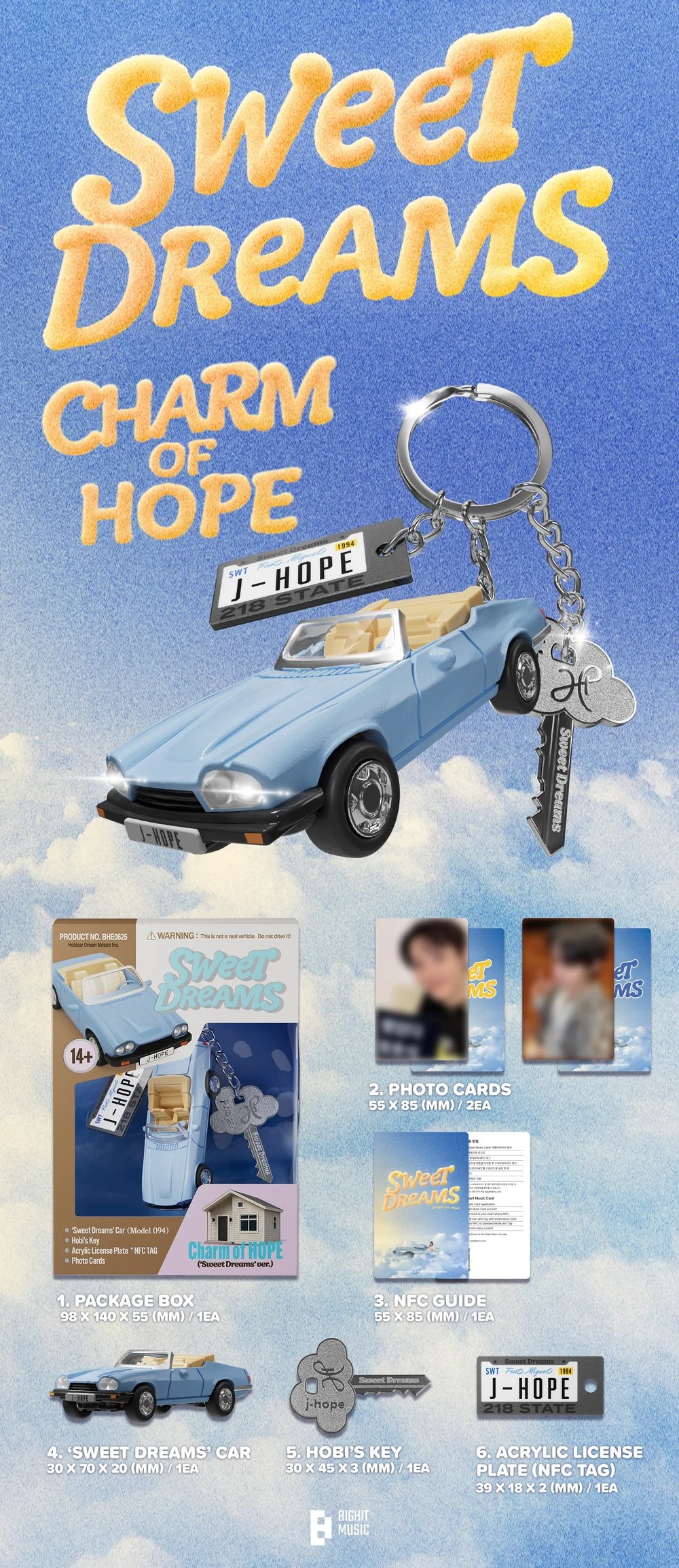 Image of [PRE-ORDER] BTS J-Hope ‘Charm of Hope’ + Weverse Special Gift