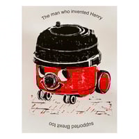 Henry Hoover Linocut Print