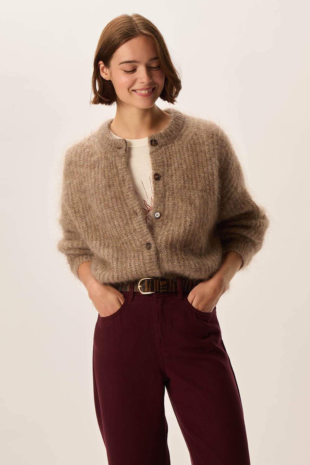 Image of 1-Cardigan Alma Loup
