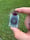 Image of Blue skull tile w/ ruby bale