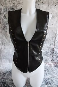 Image 4 of Metallica Zipped Leather Vest 