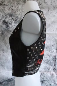 Image 3 of Mercyful Fate Zipped Leather Vest 