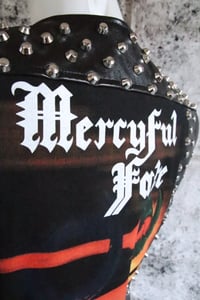 Image 4 of Mercyful Fate Zipped Leather Vest 