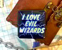 Image 2 of I Love Evil Wizards Square Button