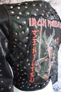 Image 3 of Iron Maiden leather jacket _ Size M
