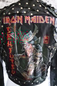 Image 9 of Iron Maiden leather jacket _ Size M