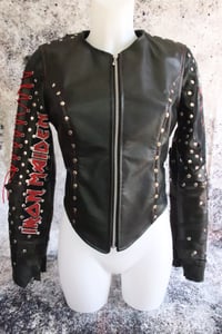 Image 4 of Iron Maiden Senjutsu leather jacket _ Size S