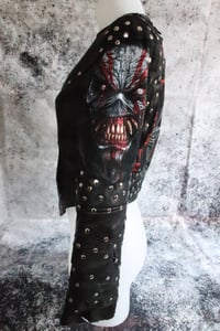 Image 8 of Iron Maiden Senjutsu leather jacket _ Size S