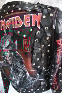 Image 12 of Iron Maiden Senjutsu leather jacket _ Size S