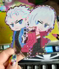 Image 1 of Dante and Vergil Prismatic Sticker