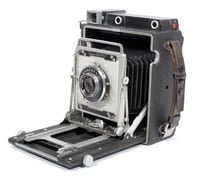 Image 3 of Graflex Special Crown Graphic 4X5 Camera w/ 135mm lens + film + holders #0092