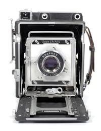 Image 2 of Graflex Special Crown Graphic 4X5 Camera w/ 135mm lens + film + holders #0092