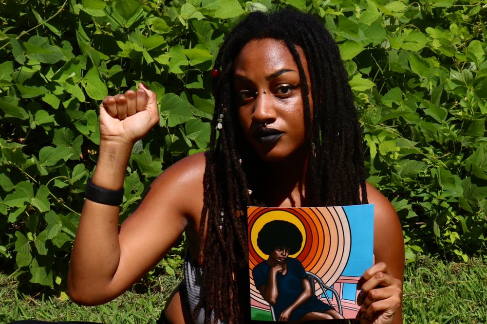 Image of Angela Art Print