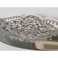 Image 10 of Antique Sterling Silver Serving Set, John Sanderson, Sheffield 1907