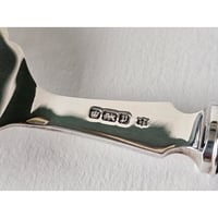 Image 9 of Antique Sterling Silver Serving Set, John Sanderson, Sheffield 1907