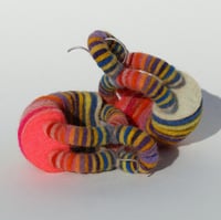 Image 2 of Interpolated Bridge earrings (sunset)