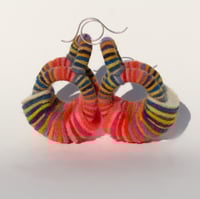 Image 3 of Interpolated Bridge earrings (sunset)