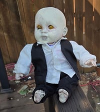 Image 4 of Laughing Creepy Horror Artist Doll "Andre"