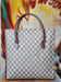 Image of Vtg Gucci Brown Monogram Tote and Clutch 
