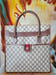Image of Vtg Gucci Brown Monogram Tote and Clutch 