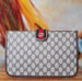 Image of Vtg Gucci Brown Monogram Tote and Clutch 