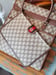 Image of Vtg Gucci Brown Monogram Tote and Clutch 