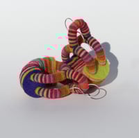 Image 2 of Interpolated Bridge earrings (carnival)
