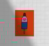 Image 3 of Postkarte - GROSSE RAKETENLIEBE. / Rotorange