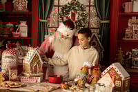 Image 4 of Nov 19th Make a Gingerbread house with Santa 